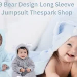 RS 149 Bear Design Long-Sleeve Baby Jumpsuit Thespark Shop