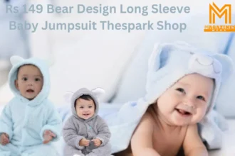 RS 149 Bear Design Long-Sleeve Baby Jumpsuit Thespark Shop